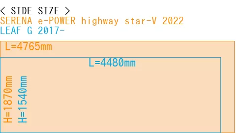 #SERENA e-POWER highway star-V 2022 + LEAF G 2017-